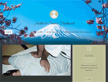 Tablet Screenshot of institut-shiatsu.com